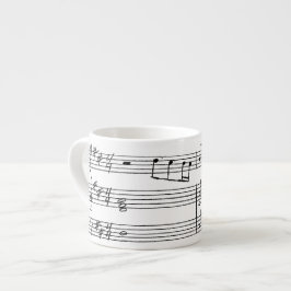 Espresso Mok - Handgeschreven muziek