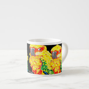 Espresso Mok Parrots
