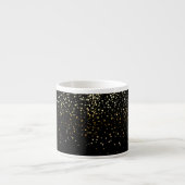 Espresso Mok-Petite Golden Stars-Noir Espresso Kop (Voorkant)
