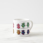 Espresso Mok (Whimsical Birds 01) (Voorkant rechts)