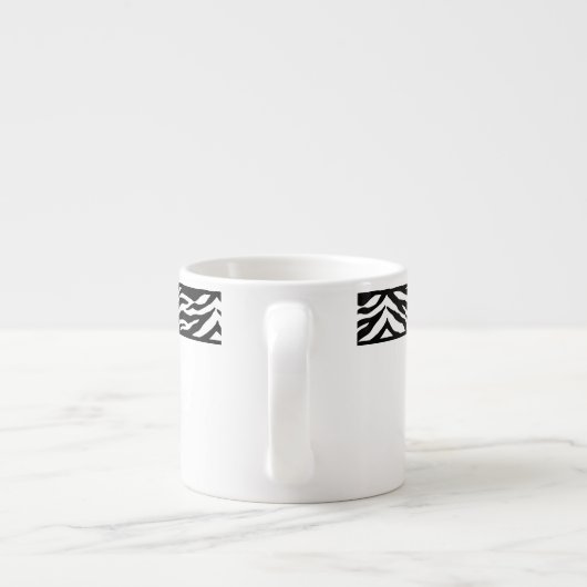 Espresso Mok-Zebra Print Espresso Kop (Achterkant)