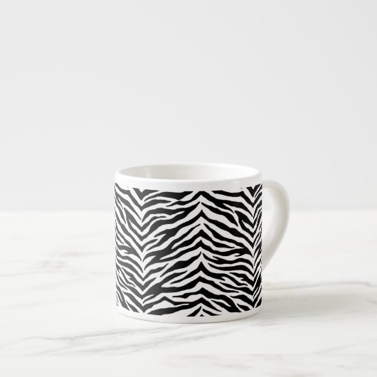 Espresso Mok-Zebra Print Kop (Voorkant rechts)