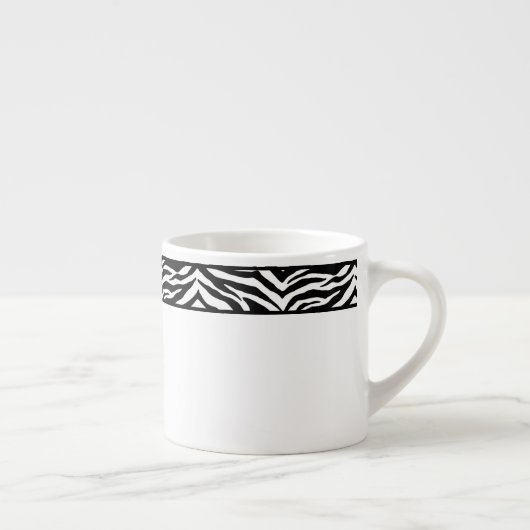 Espresso Mok-Zebra Print Kop (Rechts)