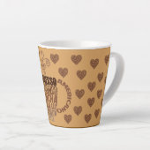 espresso mokka koffie latte mok (Rechterhoek)