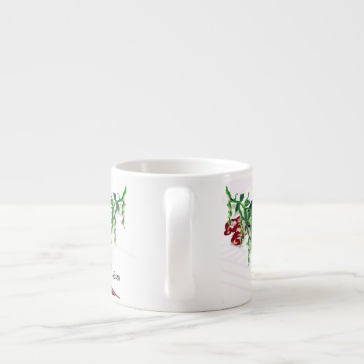 Espresso Mokken: Ademloze geluiden Espresso Kop (Achterkant)