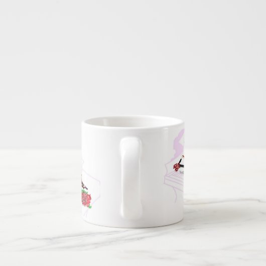 Espresso-Mokken: Muziekplezier Espresso Kop (Achterkant)