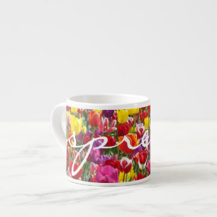 espresso mokken Spring Tulip Flowers giften kleurr