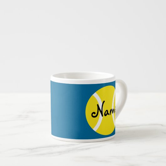 Espresso mokkop met aanpasbare tennisbal kop (Voorkant rechts)