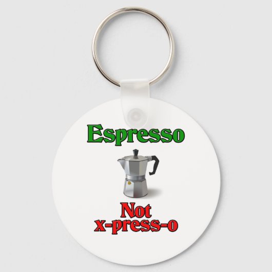 Espresso Not X-Press-O Sleutelhanger (Voorkant)