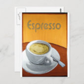 Espresso Painting Print Briefkaart (Voorkant / Achterkant)