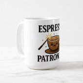 Espresso Patronum Coffee Mok (Voorkant links)