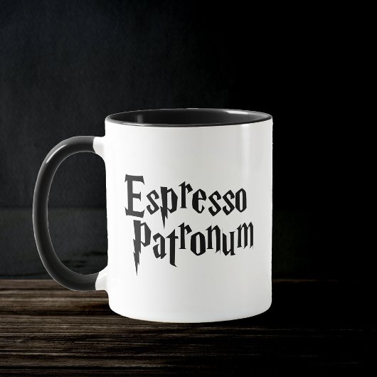 Espresso Patronum Grappig Pun Trendy Quote Mok