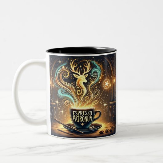 Espresso Patronum Tweekleurige Koffiemok (Links)
