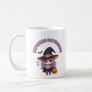 Espresso Patronum Witch Mug – Kawaii Purple 11oz  Koffiemok