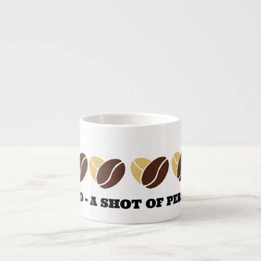 Espresso Perfectie Mok, Schattigee Mok (Voorkant)