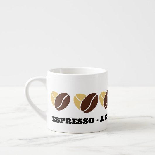 Espresso Perfectie Mok, Schattigee Mok (Links)