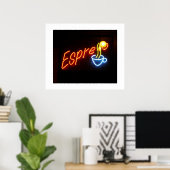 Espresso-Print Poster (Thuiskantoor)