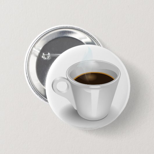 Espresso Ronde Button 5,7 Cm (Voorkant /achterkant)