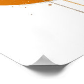 Espresso Sinaasappel Poster (Hoek)