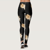 Espresso Spat Athletic Leggings (Achterkant)