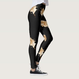 Espresso Spat Athletic Leggings