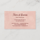 Espresso Stand Koffiewinkel Cup en Bonen Visitekaartje (Achterkant)