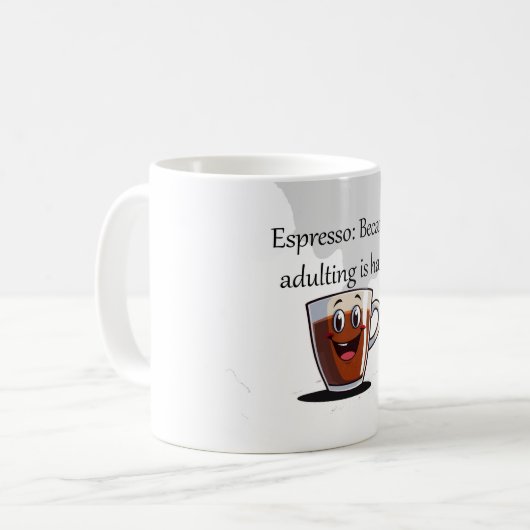 Espresso Survival Koffiemok (Voorkant links)