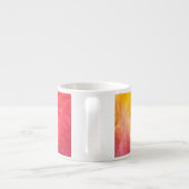Espresso-Tasse 177ml gelb-orange-rot Espresso Kop (Achterkant)