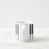Espresso-Tasse Klavier Musik Espresso Kop (Achterkant)