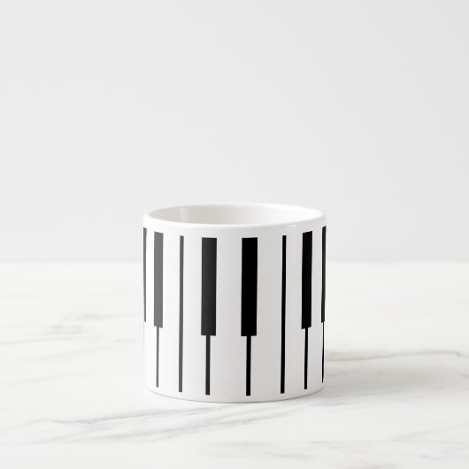 Espresso-Tasse Klavier Musik Espresso Kop (Voorkant)