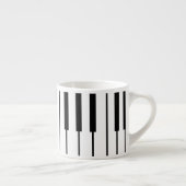 Espresso-Tasse Klavier Musik Espresso Kop (Rechts)