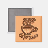 Espresso Tegel Magneet (Voorkant / Achterkant)