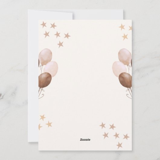 Espresso thema tweelingzwangerschap aankondiging (Achterkant)