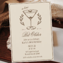 Espresso Tini beetje ouder Elegante 30e verjaardag