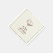 Espresso Tini beetje ouder Elegante verjaardag Servet (Hoek)