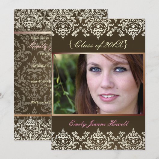 Espresso + Uitnodigingen van de Partij voor Afstud (Voorkant / Achterkant)