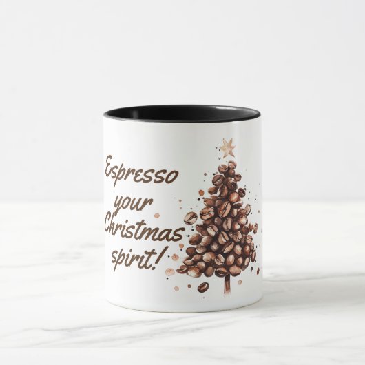 Espresso uw kerstquote mok (Midden)