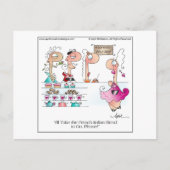 ESPRESSO UZELF! Cartoon Briefkaart (Voorkant)