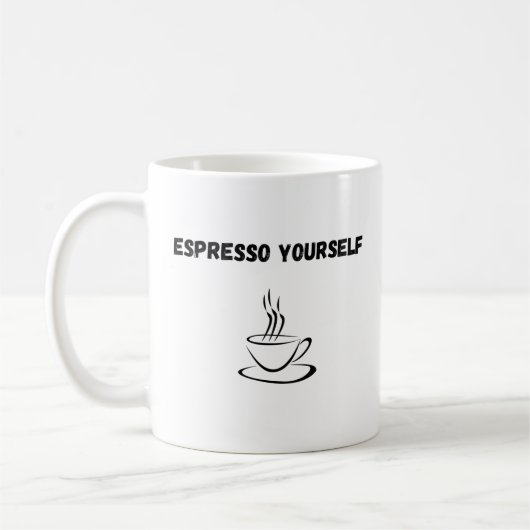 Espresso uzelf! koffiemok (Links)