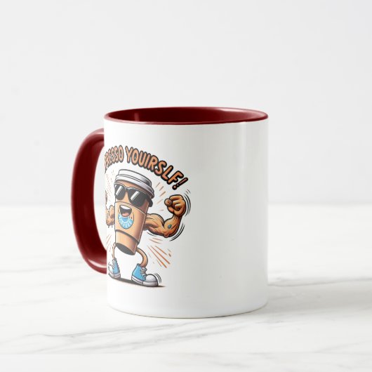 Espresso uzelf! mok (Voorkant links)
