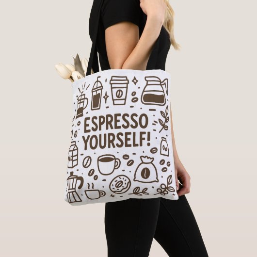 Espresso uzelf! tote bag (Dichtbij)