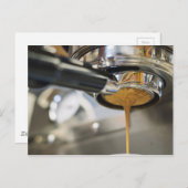 Espresso van koffie briefkaart (Voorkant / Achterkant)