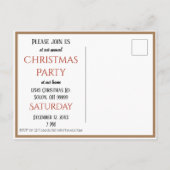 Espresso van koffie uitnodiging briefkaart (Achterkant)