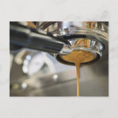Espresso van koffie uitnodiging briefkaart (Voorkant)