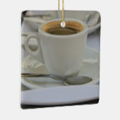 espresso, vers gekweekt keramisch ornament (Rechts)