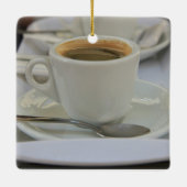 espresso, vers gekweekt keramisch ornament (Achterkant)