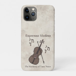 Espresso Violino-Violine gemaakt van koffiebonen- Case-Mate iPhone Case