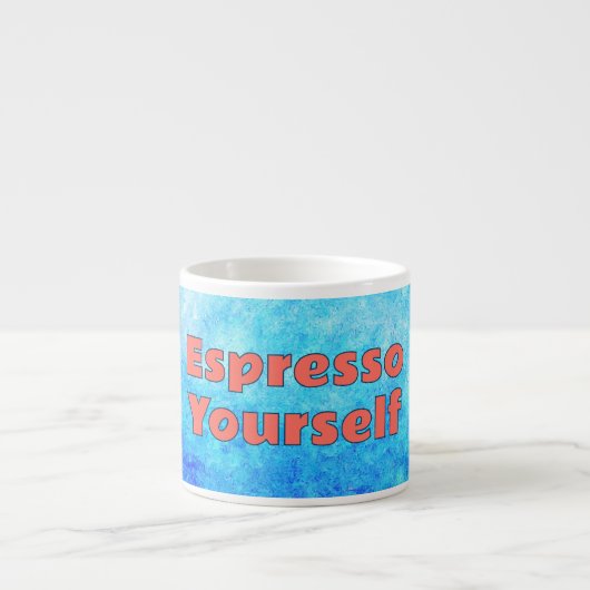 "Espresso voor jezelf" Espresso Kop (Voorkant)