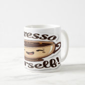 Espresso voor jezelf - Fun Coffee Lover Koffiemok (Voorkant rechts)