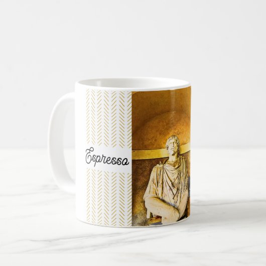 Espresso voor jezelf! Kunst Koffiemok (Voorkant links)